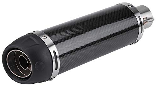 Qiilu 51mm moto universelle modifié tuyau de silencieux d'échappement en fibre de carbone avec DB Killer…