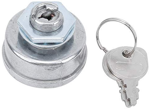 Dilwe Interrupteur de démarrage d'allumage de Tracteur de Tondeuse à 5 Broches avec pièces de Rechange de clés adaptées pour AM102551, Murray 21064PA, 365402, Heroine 48017 Installations d'amusement