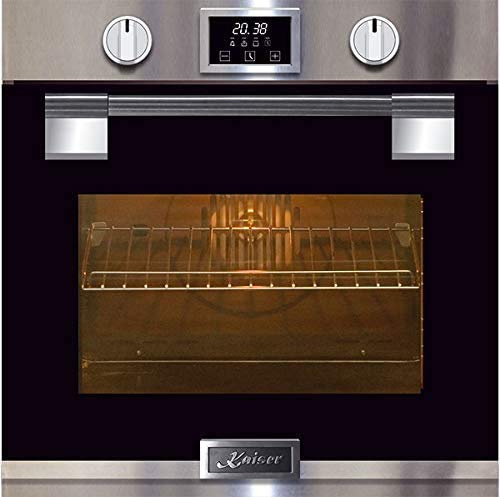 Kaiser 6337 lusso Pyrolyse Forno incorporato 60 cm,auto,metallo solido,79 L,porta in vetro con chiusura morbida,11 funzioni,aria calda,escursione telescopica,forno elettrico,sistema intelligente