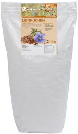 Makana Leinkuchen Pellets/Granulat für Pferde, 10 kg Sack
