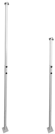 MG-Mástil para Toldo Vela - Poste para toldo - Soporte con Anclaje de Suelo, Pared o barandilla, Soporte toldo Vela, Muy Resistente Mastil Toldo Vela