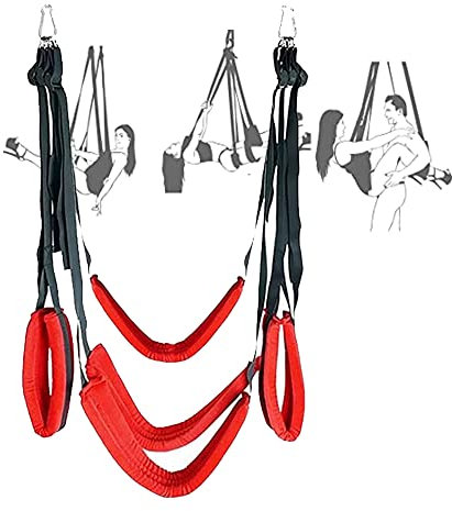 NIANE Rotation et Oscillation à Sêxês RêṦtrḁīňts 360°, siège Souple Confortable Chaise Suspendue de Sport B-D-S-N siège