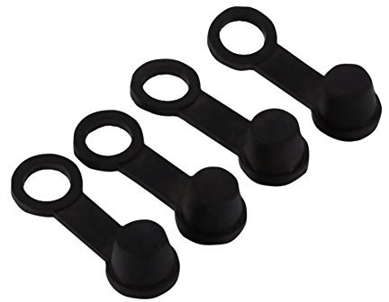 4 X Bremsentlüftungskappe, Gummi, Bremsentlüftung, Universal-Entlüftungsventil, Nippel, Fettkappe, Staubschutz Für 8 Mm Motorrad