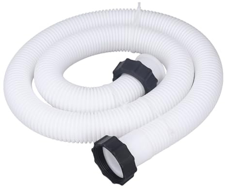Tubo Di Ricambio Per Piscina, PE Tubo Di Ricambio Per Pompa Per Piscina Tubo Per Piscina Di Ricambio Installazione Semplice per piscine fuori terra (Bianco)