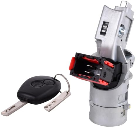 Uenopedin MJ 8200214168 Interruttore di accensione di avviamento con chiavi, ricambio per telaio Dokker Logan Mk2 Clio Mk3 Kangoo Master Sandero 806010030R 7701208408