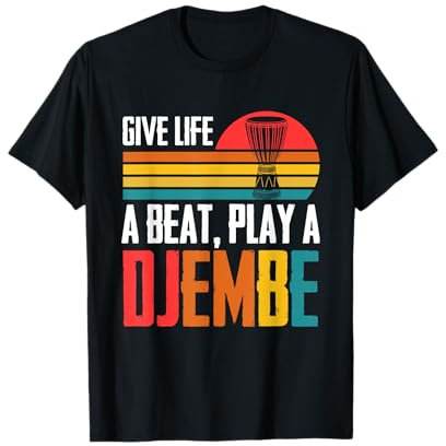 Afrikanische Djembe Trommel Liebhaber Musiklehrer T-Shirt