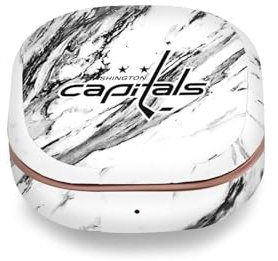 Head Case Designs Offizielle NHL Marmor Washington Capitals Vinyl Haut Aufkleber Abziehbild Abdeckung kompatibel mit Buds Live/Buds Pro / Buds2