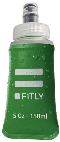 FITLY Soft Flask pour Sac d'Hydratation - Idéal pour Le Running, vélo, randonnée - Gourde Souple