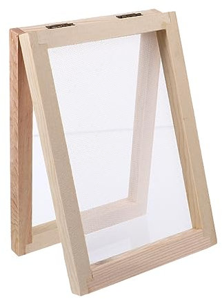 Tofficu Doppelter Papierbastelrahmen - Holzsiebgewebe Zum Drucken - Ideal Für Kinder Familienaktivitäten Und Bastelprojekte