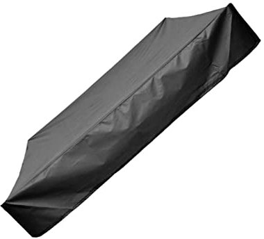 KONTONTY Sandkastenabdeckung Wetterfest 200x200cm Schwarz Aus Umweltfreundlichem Material Sandkastenüberdachung Mit Befestigung Für Garten Spielplatz