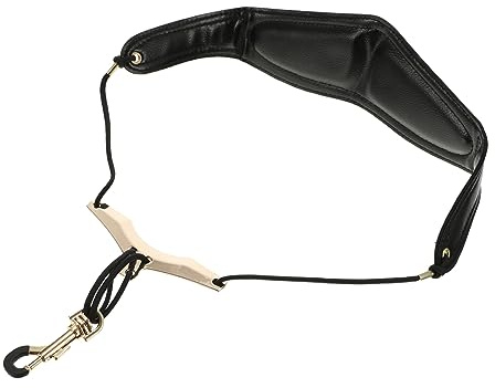 ibasenice Verstellbarer Saxophongurt aus Lederband 20mm Komfortabler und Bequemer Saxophonzubehör Gurt für Saxophone mit Einfachem und Abbau Zufällige Farbe Zufälliger Stil