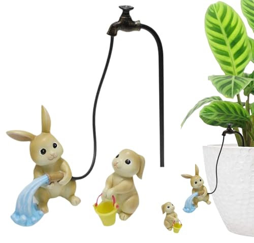 -Gartendekoration für draußen, Kunstharz, Tierfiguren, Harz, Tiere, Hof, Dekoration, Outdoor, für Einweihungsfeiern, Geburtstag, Ostern