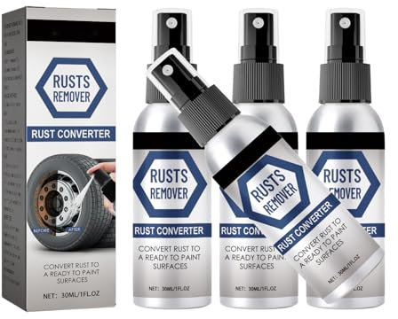 YOENBG Spray et convertisseur de déménagement à Rouille Robuste Polyvalent - Dissolver de Rouille à Action Rapide et Pas de Formule sans Gommage pour Outils métalliques, Roues, Surfaces en Fer (4)