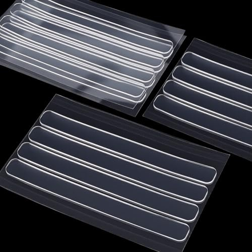 SOFPLATE 1 boîte 16 Pièces 15cm Tampon de Protection Transparent Tampon de Protection en Silicone pour Pare-Chocs en Caoutchouc pour Portes D'Entrée Armoires Réfrigérateurs Toilettes Collision