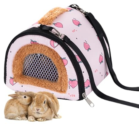 Hamster Transportbox Meerschweinchen Tragetasche Für Kleine Haustiere, Winter Hamster Reisetasche Atmungsaktive Transporttasche Für Chinchillas, Leopardgecko, Chamäleon Camping, Kurze, Ausflüge