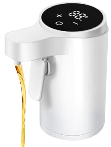 Distributore di vino, decanter intelligente per la casa, aeratore elettrico ricaricabile con beccuccio per whisky, design elegante e moderno, facile da usare, strumento da bar, accessorio per bevande
