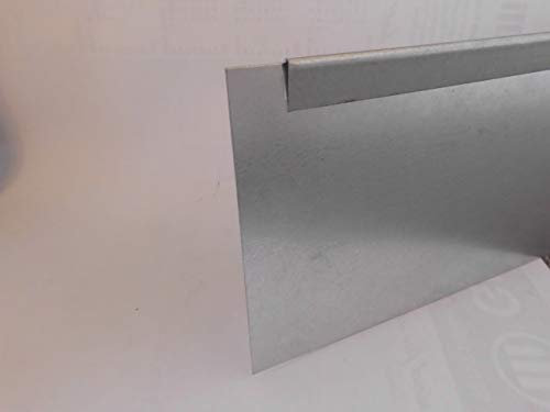 0816 Rasenkanten Metall Beeteinfassung Rasenkante verzinkt (Länge 25m-Höhe 14 cm)