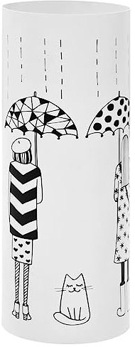 vidaXL Schirmständer Frauen-Design Stahl Regenschirmständer Regenschirmhalter