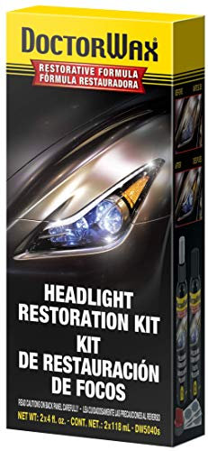 DOCTORWAX DW5040S Kit DE RESTAURACIÓN DE Faros Y MICAS 2 X 4 FL. OZ. (2 X 118 ML)