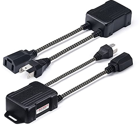 Xprite H4/9003 LED Canbus Decoder Anti Ficker Harness Error Free Resistor Capacitor for LED Headlight Bulbs, Pack of 2