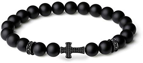 COAI Edelsteine Armband mit Kreuz Charm