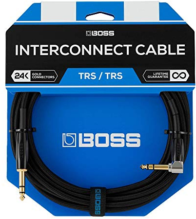 BOSS BCC-3-TRA – Länge: 1 m – TRS-Verbindungskabel für Fußschalter, Expression-Pedale und Audio-Verbindungen auf der Bühne