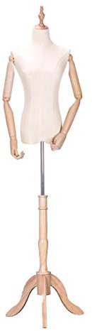 Schaufensterpuppe J-Manikins Schneider Dummy Bekleidungsgeschäft Dummy Model Studenten Mit Holzbasis Fenster Hochzeit Display Regal (Farbe: B, Größe: M)