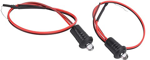 Luces estroboscópicas LED, 2 Piezas Luz de Advertencia 12V Alarma Simulada para Coche con Instalación Rápida, Sistema de Seguridad Universal para Autos, Barcos, Motocicletas y RVs