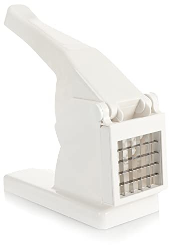 com-four® Kartoffelschneider - Pommesschneider aus Kunststoff - Pommespresse - Pommes Frites Schneide Gerät - Frittenpresse - Gemüseschneider (1x Pommesschneider)