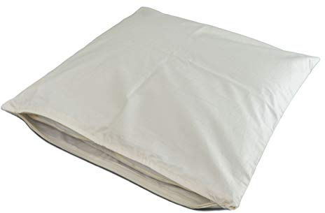 Giraffenland Coussin Bio à l´épeautre 40x40cm, Percale Bio + garnissage Bio, + Housse intérieure supplémentaire Bio