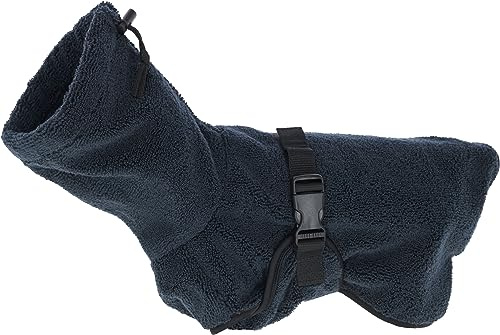Kerbl Pet Bathrobe for Dogs Blue XL Back Length 70 cm