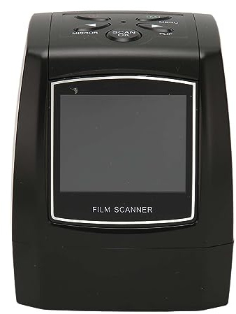 Garsent Filmscanner 2,36-Zoll-TFT-LCD, 35-mm-/135-mm-Kompatibel, Einstellbare Helligkeit, 5 MP JPEG, 32 GB Erweiterbar, Weitgehend Kompatibel