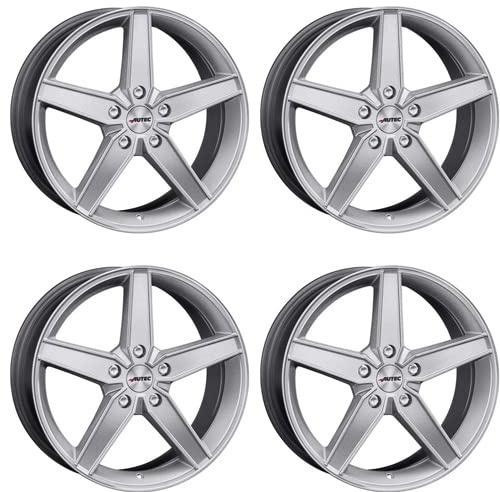 4x AUTEC Felgen Alufelgen DELANO 8.5x20 ET42 5x112 Hyper Silber kompatibel mit BMW 2er X1 1 iX1 X2