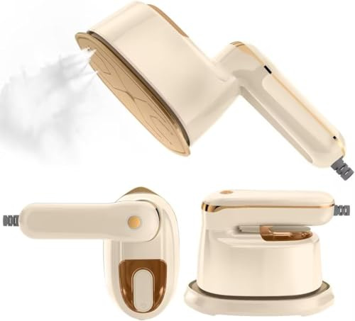 Steamer Dampfglätter & Bügeleisen 2-in-1 Trockene & Nassanwendung, 3 Dampfstufen, 120ml Wassertank – für Zuhause, Büro