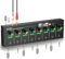 socodox 8-Kanal Kopfhörerverstärker, Kompakter Metall-Stereo-Kopfhörermischer mit 6,35 mm, 3,5 mm & RCA Eingängen, TRS Ausgängen, Stummschaltfunktion und coolem Licht, DC 12V-23x7x2.8 cm