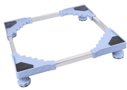 CAXUSD Washing Machine Fridge Base Stand Movable Adjustable Floor Stand Holder Strong Feet for Dryer