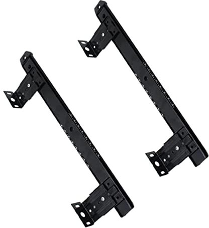 OSALADI Keyboard Slide Rail Drawer Track 35mm Wide Heavy-Duty Ball Bearing Keyboard Drawer Slides for Computer Desk Office, Black