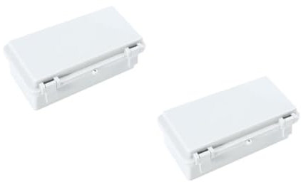 jojofuny 2pcs Outdoor Electrical Junction Box Cable Wiring Connection Box for Extension Cord Connection Weatherproof