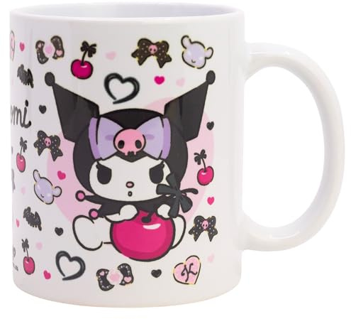 Stor Tazza in Ceramica Kuromi 325ml - Tazza da Colazione con Design Originale in Sublimazione - Prodotto Ufficiale Marvel - Ideale per Caffè e Tè