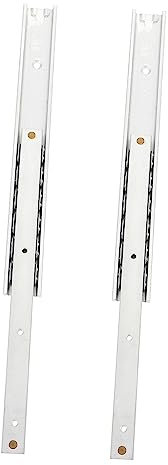 DIYEAH Glissières d'Armoire Robustes 16Mm Kit de 2 Glissières Miniatures pour Tiroirs Coulissement et Stable Quincaillerie Adaptée pour Meubles et Armoires Réparation Facile