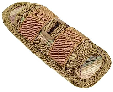 TOYANDONA Étui de Ceinture pour Lampe Torche Clip Rotatif 360°, Nylon Extensible, Robuste, et Sécurité