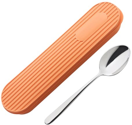 Ceprznvey Estuche Para Cubiertos de Viaje | Porta Vajilla para Picnic - Estuche Organizador Pequeño de Utensilios para Mochilero Lugar de Trabajo Residencia Universitaria Picnic Senderismo Escuela