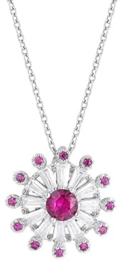 TXCLTS Chandelier S925 Collier de marguement Pendentif Fleurs avec chaîne de clavicule pour la lumière de la Saint-Valentin
