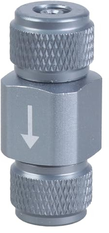LEADSDGE Vielseitige Edelstahl-Rückschlagventile für Aquarien, CO2-Wasserfluss für kontrollierte Wasserventile