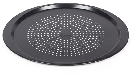 Russell Hobbs Recycled Bakeware Pizzaform – 100% recycelter Karbonstahl, antihaftbeschichtet, leicht zu reinigen, PFOA-frei, ofenfest bis 200°, 36,1 x 32,8 x 1 cm, 5 Jahre Garantie, Backblech