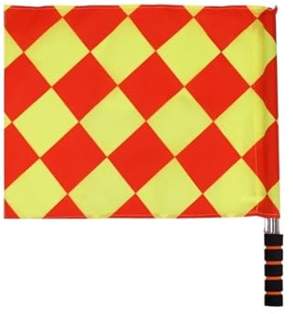 FußBallschiedsrichterfahne 5pcs Soccer Referee Flags Fair Play Sports Match Football Linesman Game Equipment Flag FüR FußBall