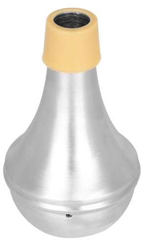 Silenzioso Sordina per tromba in ottone per strumenti Efficace Smorzamento del suono Design ergonomico in metallo Accessorio musicale portatile Attacco rapido Tromba Riduttore del suono