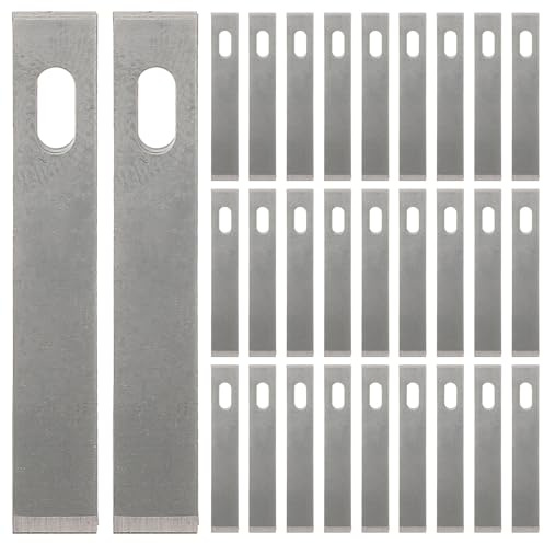 OSOLADY Lame di Ricambio per Coltelli da Intaglio 50 Pezzi in Acciaio 60# per Incisione e Sbavatura su Carta e Plastica, per Hobby Creativi e Lavori Artistici