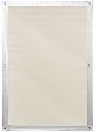 Lichtblick Dachfenster Sonnenschutz Sonnensegel für innen, Haftfix, ohne Bohren, Verdunkelung, mit Saugnäpfen, für bewegliche und feststehende Fenster Beige, 36 cm x 56,9 cm (B x L) für CK02