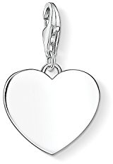 Thomas Sabo Damen Charm-Anhänger Herz Charm Club 925 Sterling Silber